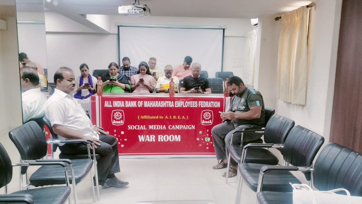 *We Demand* 

#Bom_Staff_Ladhenge_Jitenge

<a href="/mahabank/">Bank of Maharashtra</a>
<a href="/DFS_India/">DFS</a>
<a href="/nsitharamanoffc/">Nirmala Sitharaman Office</a>
<a href="/official_SecDFS/">Office of Secretary DFS</a>
<a href="/nsitharaman/">Nirmala Sitharaman</a>
<a href="/EconomicTimes/">Economic Times</a>
@FinancialExpress
WAR ROOM @ PUNE