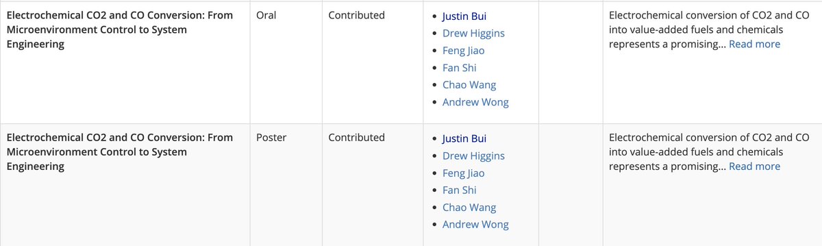 Justin Bui (@justinbui888) on Twitter photo I am co-chairing a session for <a href="/ACS/">Adam Spangler</a> Fall 2024 on engineering systems and microenvironments for electrochemical CO2 reduction. We think it'll be a great session and encourage anyone interested to submit abstracts! Due date is March 31! I am co-chairing a session for <a href="/ACS/">Adam Spangler</a> Fall 2024 on engineering systems and microenvironments for electrochemical CO2 reduction. We think it'll be a great session and encourage anyone interested to submit abstracts! Due date is March 31!