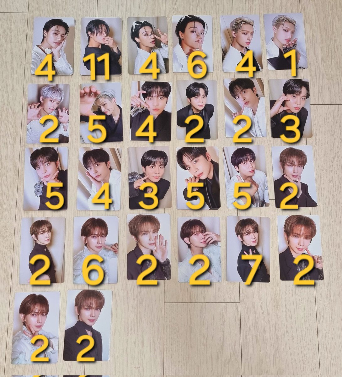 ateez__sell's tweet photo. 에이티즈 앨범포카 앨포 미공포 판매 양도 SELL ATEEZ GOLDEN HOUR : Part.2

성화 산 0.2
홍중 윤호 우영 민기 0.15
여상 종호 0.1
( 1.0부터 거래 ⭕ )
https://t.co/sNcLJPR9VT

홍중 성화 윤호 여상 산 민기 우영 종호
Hongjoong seonghwa yunho yeosang san mingi wooyoung jongho wts https://t.co/8RIBDh0a7w