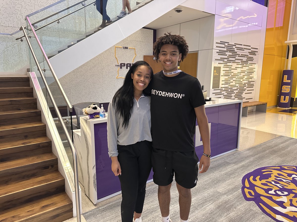 Had a great 2nd day <a href="/LSUfootball/">LSU Football</a> loved my time with <a href="/CoachJoeSloan/">Joe Sloan</a> <a href="/FrankWilson28/">Frank Wilson</a> <a href="/CoachTimRattay/">Tim Rattay</a> and <a href="/morgan_bphill/">Morgan Phillips</a> blessed. <a href="/PlayBookAthlete/">PLAYBOOK ATHLETE</a> <a href="/QBHitList/">QBHitList.com</a> <a href="/netsportsmgmt/">Net Sports Management</a> <a href="/CoachSemaj/">Coach Semaj T. Morgan</a> <a href="/TomLoy247/">Tom Loy</a> <a href="/LemmingReport/">Tom Lemming</a> <a href="/AllenTrieu/">Allen Trieu</a> <a href="/SWiltfong_/">Steve Wiltfong</a> <a href="/PrepRedzoneIL/">Prep Redzone Illinois</a> <a href="/OJW_Scouting/">PrepRedzone Oliver</a> <a href="/GregSmithRivals/">Greg Smith</a>
