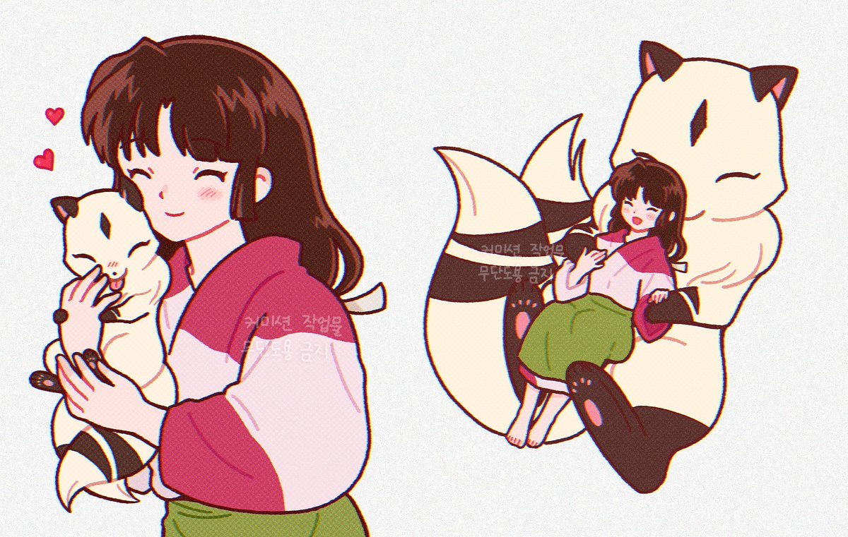 키라라 &amp; 산고 커미션 끝!