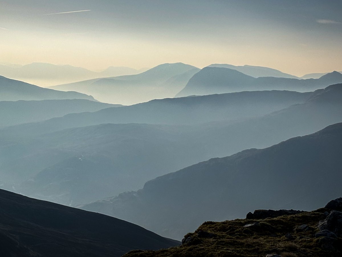 Looking south over Glen Coe presently