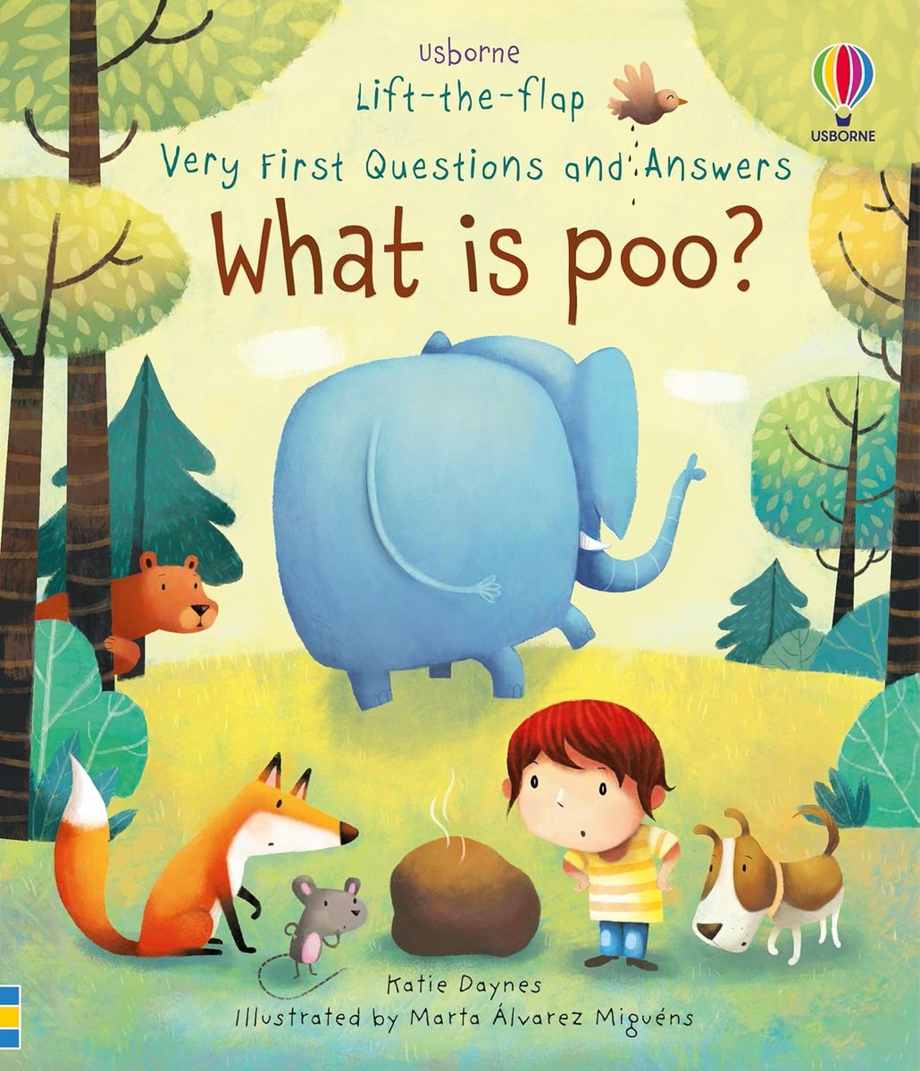 5* review for #picturebook #boardbook #WhatIsPoo by Katie Daynes and Marta Alvarez Miguena <a href="/Usborne/">Usborne Publishing</a>. Ideal for youngsters aged 3+. Informative and fun lift the flap book.
