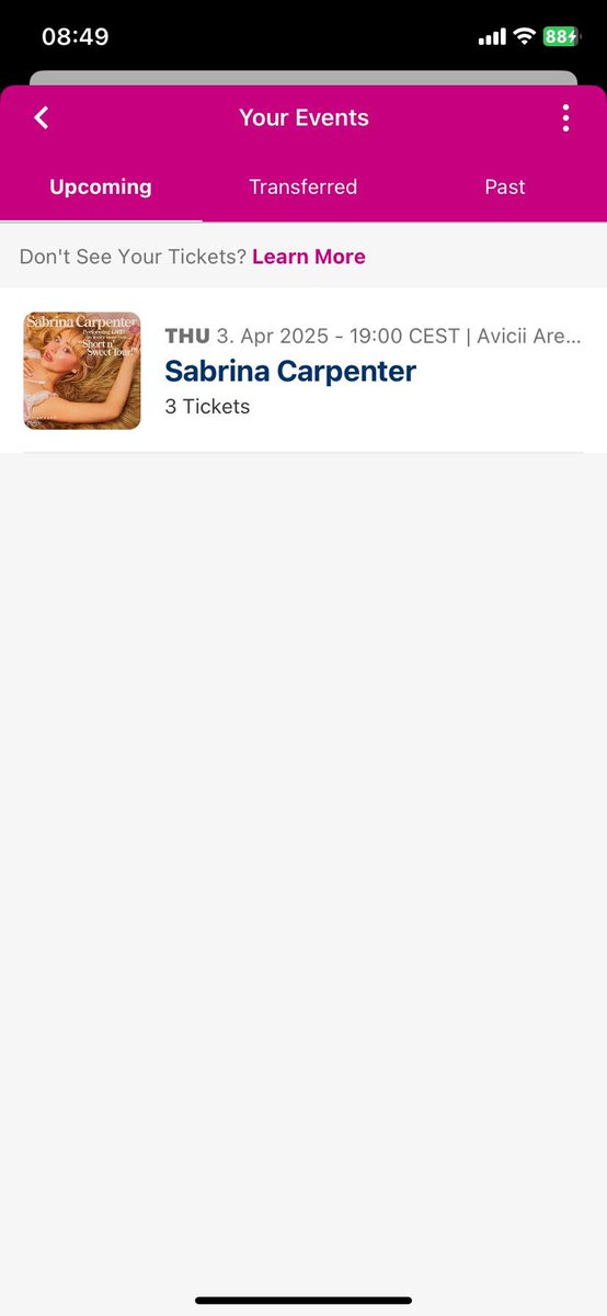 ghostofsandra's tweet photo. Unfortunately we have to sell 3x GA tickets for Sabrina Carpenter on Thursday, 03.04.2025 in Stockholm. 93€ per ticket - payment via Paypal + transfer via AXS🤍 https://t.co/Hhndsv3v6Y