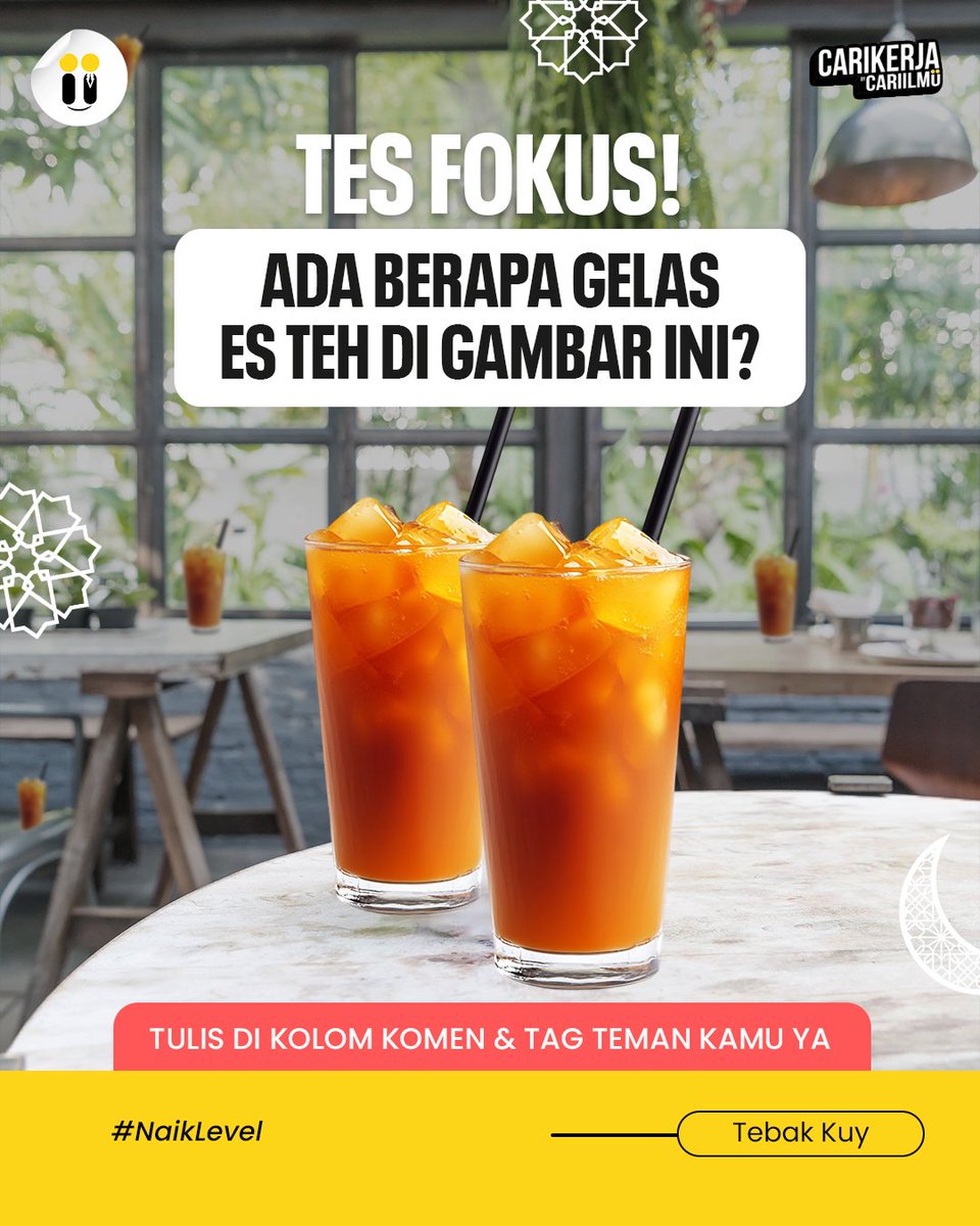 cariilmucoid_'s tweet image. Cari es teh aja bisa fokus, masa belajar enggak bisa? 

Yuk, alihkan fokusnya ke hal yang lebih bermanfaat! Upgrade skill &amp;amp; ilmu bareng CARIILMU biar makin siap hadapi masa depan! ✨

 #FokusBelajar #CariIlmu  #carikerja #naiklevel #puasa #ramadhan #esteh #fokus