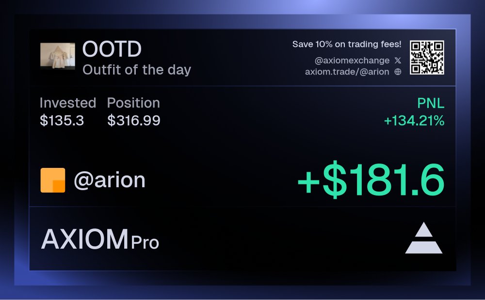 CRAZY ENTRY BUT JEETED AGAIN crazy snipe with axiom
axiom.trade/@arion