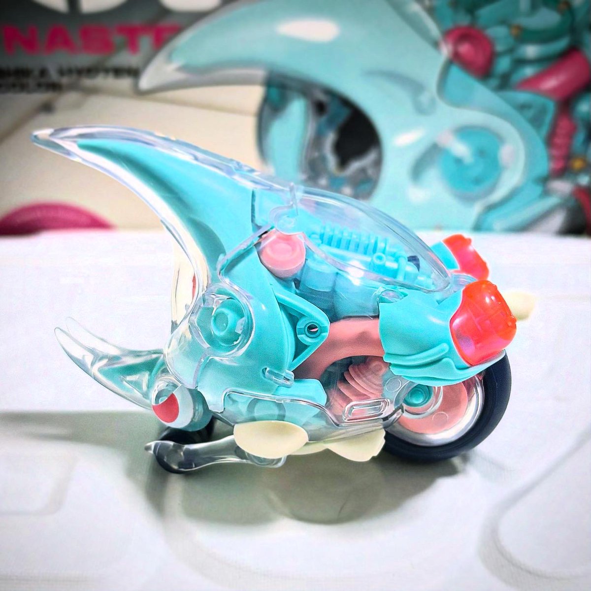 acquiy_waaai's tweet photo. めちゃくちゃに可愛いプラモ買えた💕🩷
#大兜丸
#DYNASTES
#誠治造
#wabe
#スーパーキッズランド https://t.co/CvQVMHQoco