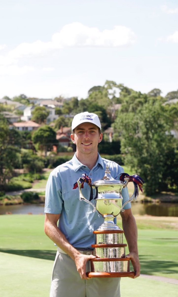 Congratulations to Max Moring, 2025 Men’s Riversdale Cup Champion.  Also a special mention to Amelia Harris who came runner up in the women’s event, the futures for both players are bright @maxmoring4 @ameliaharrisgolf