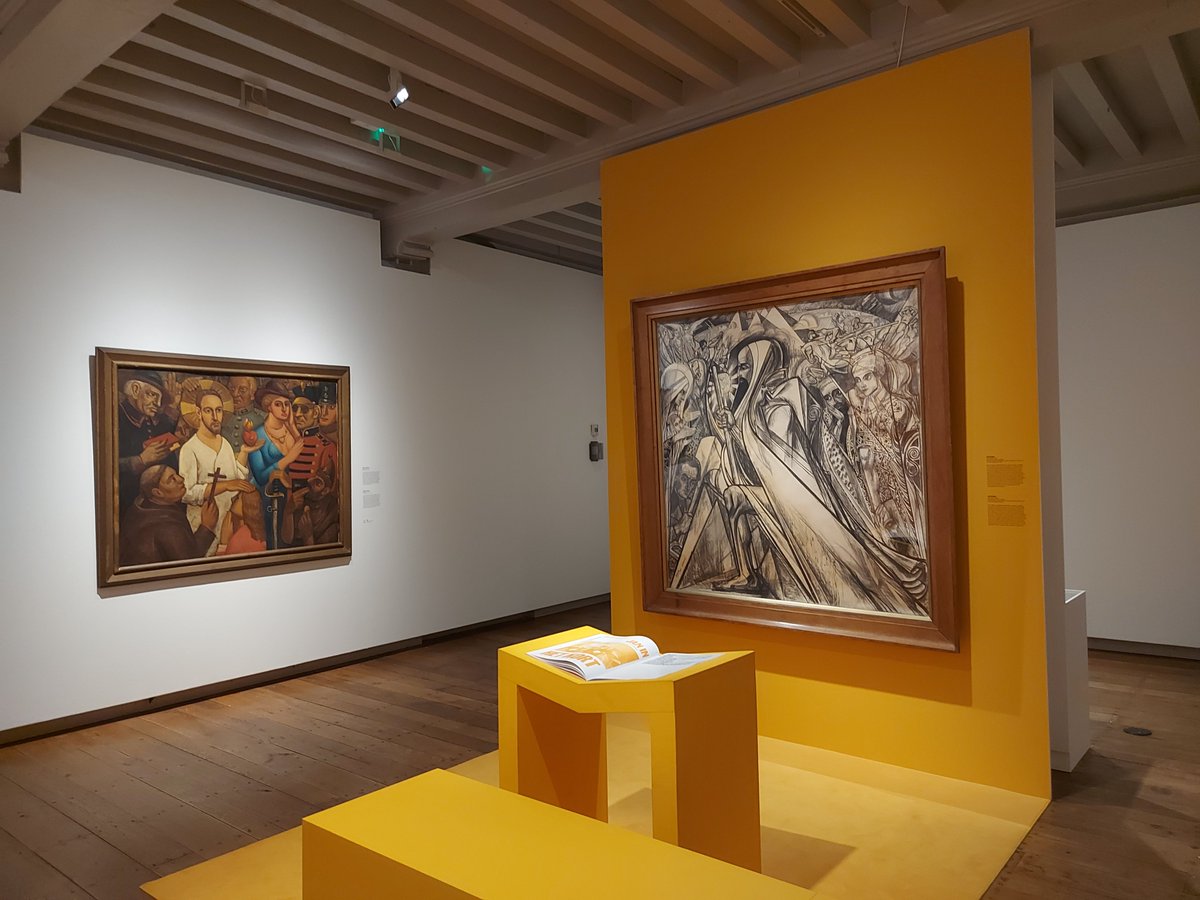 Vrijdag bezocht ik de expositie 'Tussen hemel en oorlog' in Museum Catharijneconvent in Utrecht. Over religie en spiritualiteit in de kunst van het Interbellum. Ik recenseer de expositie en het bijbehorende boek komende week voor <a href="/historiek/">Geschiedenis | Historiek.net</a>.