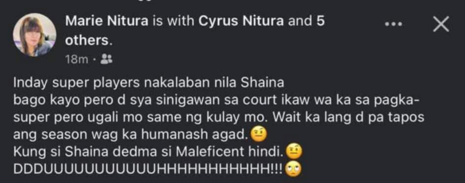 cristiancofino_'s tweet photo. Welcome to Nitura family (except Shaina Nitura) 🥳

*screenshot compilation from the volleyball community

#UAAPSeason87 https://t.co/rFJqoY74uv