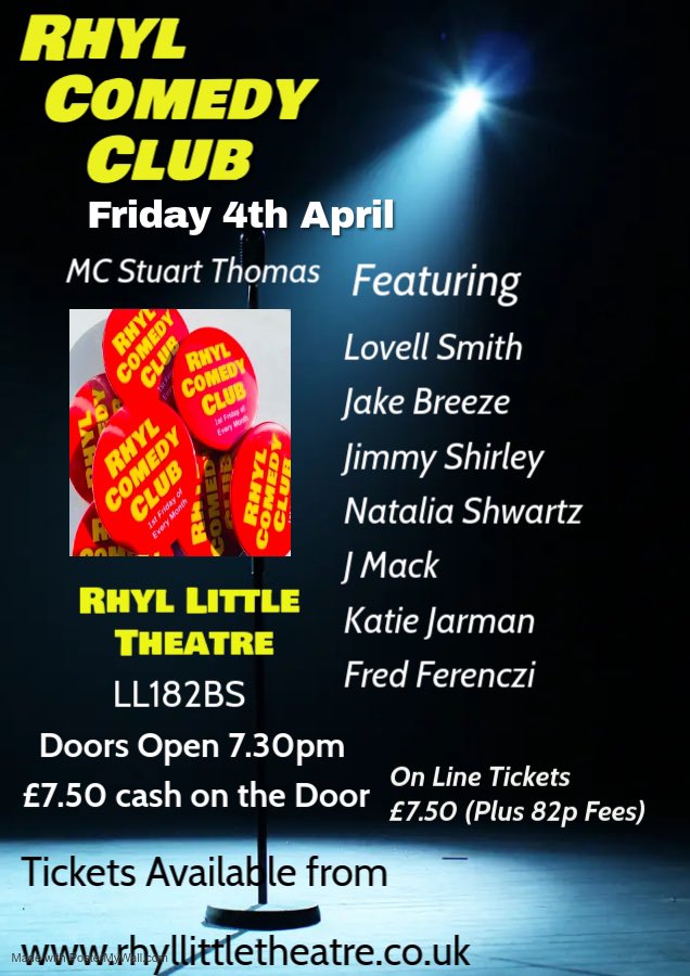 Rhyl Comedy Club tweet media