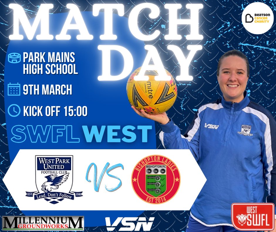 MATCH DAY!!

Game day in the SWFL West against Bishopton Ladies FC at Park Mains High School, kick off 15:00 ⚽️