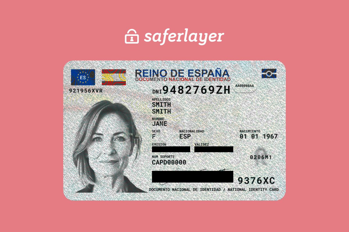 🔒El dato más seguro es ██████
.
.
(el que no se comparte)
.
.
Desde hoy ya es posible ocultar en 🪪Saferlayer los campos que no queráis que vea el receptor del documento
.
.
Probadlo y contadnos qué tal os funciona 🙏