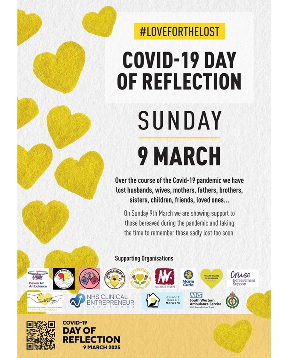 Today we are showing support to those bereaved during the COVID-19 pandemic and taking the time to remember those sadly lost too soon. 💛 
.
#loveforthelost #covid-19 #dayofreflection