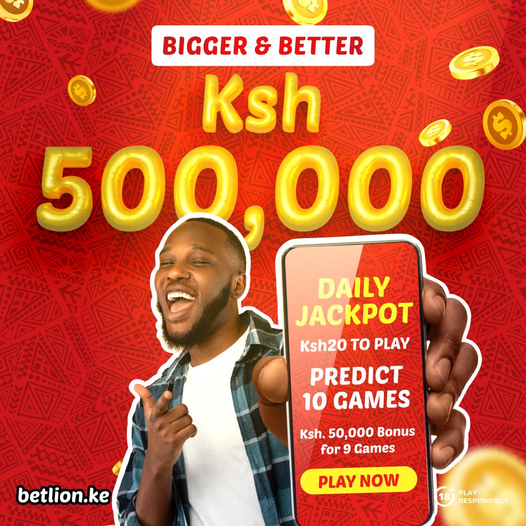 betlionKEN's tweet image. 254700***074 ame-occupy #JackpotBonus ya 50k after getting 9/10 correct predictions on the jackpot dated March 8th, 2025. 👏🏽

Winning combination, 2X1X21X1XX

Unlock the 500,000 possibilities today on betlion.co/KE-DJP 💪🏽

#OmokaNaBetLion #JiaminieUshinde #JackpotWins