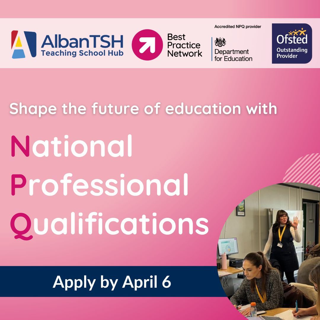 Alban Teaching School Hub tweet media