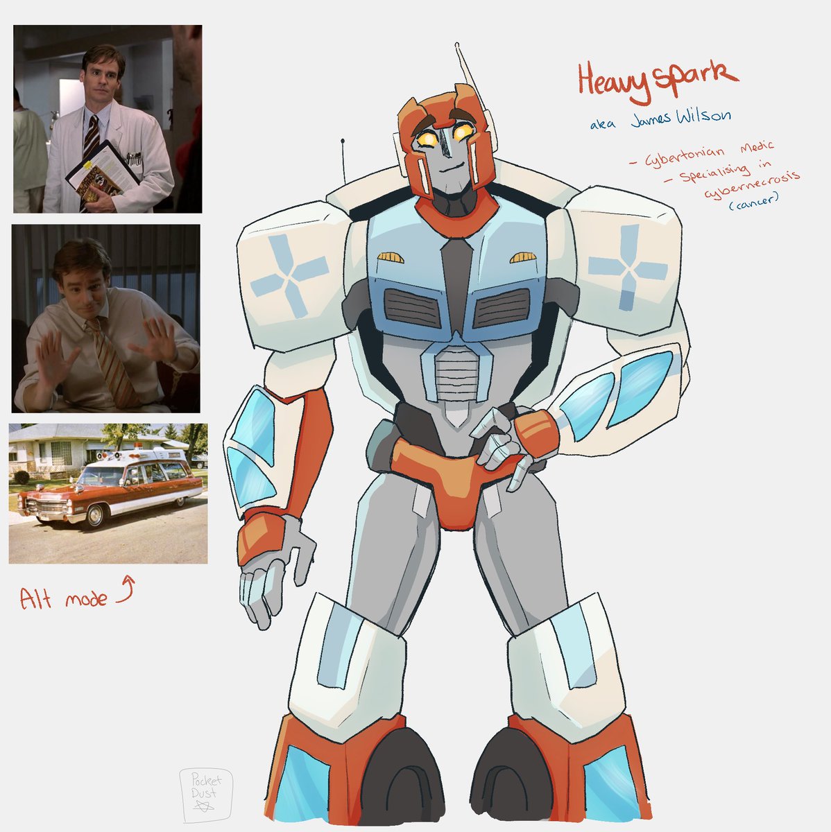 PocketDustStarr's tweet photo. House as a transformer 💀
Blending two universes that should never touch

#housemd #Transformers #Maccadam https://t.co/8ywIgXEMFJ