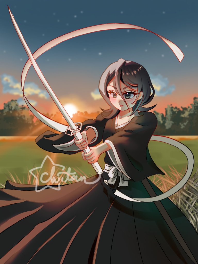 chiitandayo_'s tweet photo. Kuchiki Rukia https://t.co/BfgWH1urcd