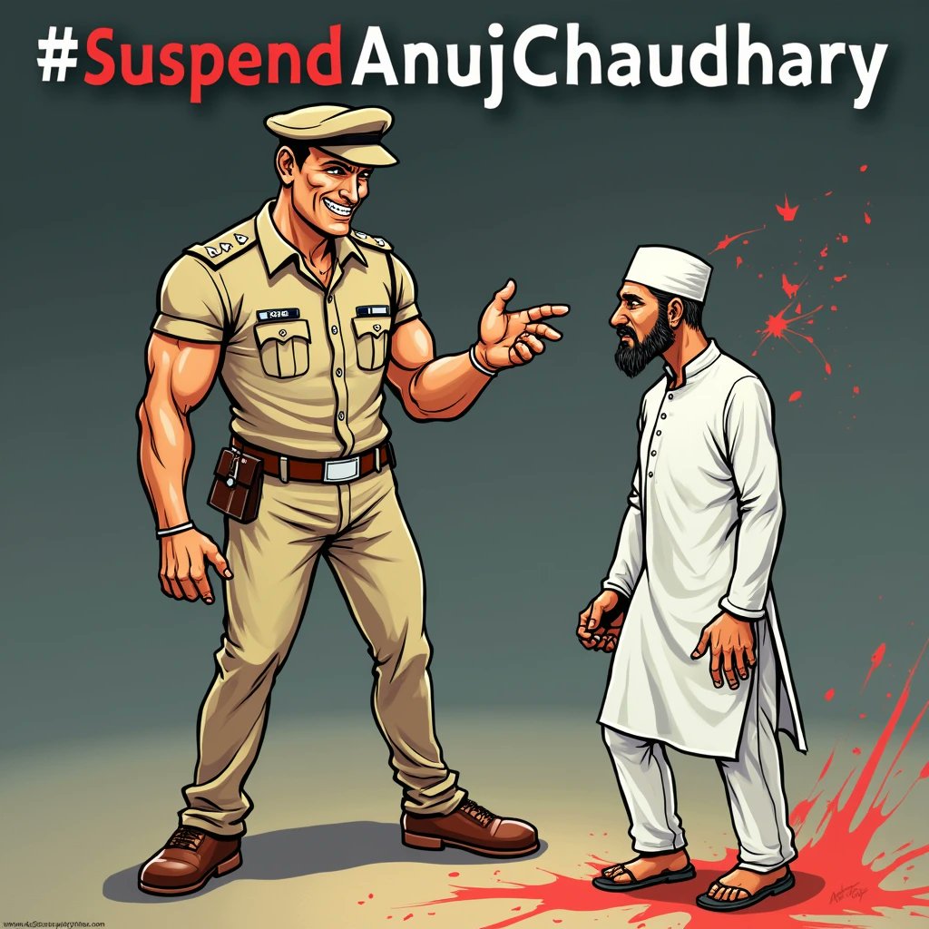 syedmanzaraimim's tweet photo. आज का हैशटैग 👇 

जब तक वर्दी न उतरे इस टैग पर बने रहे।
#ArrestAnujChaudhary 
#SuspendAnujChaudhary https://t.co/UiN5J5Txcz