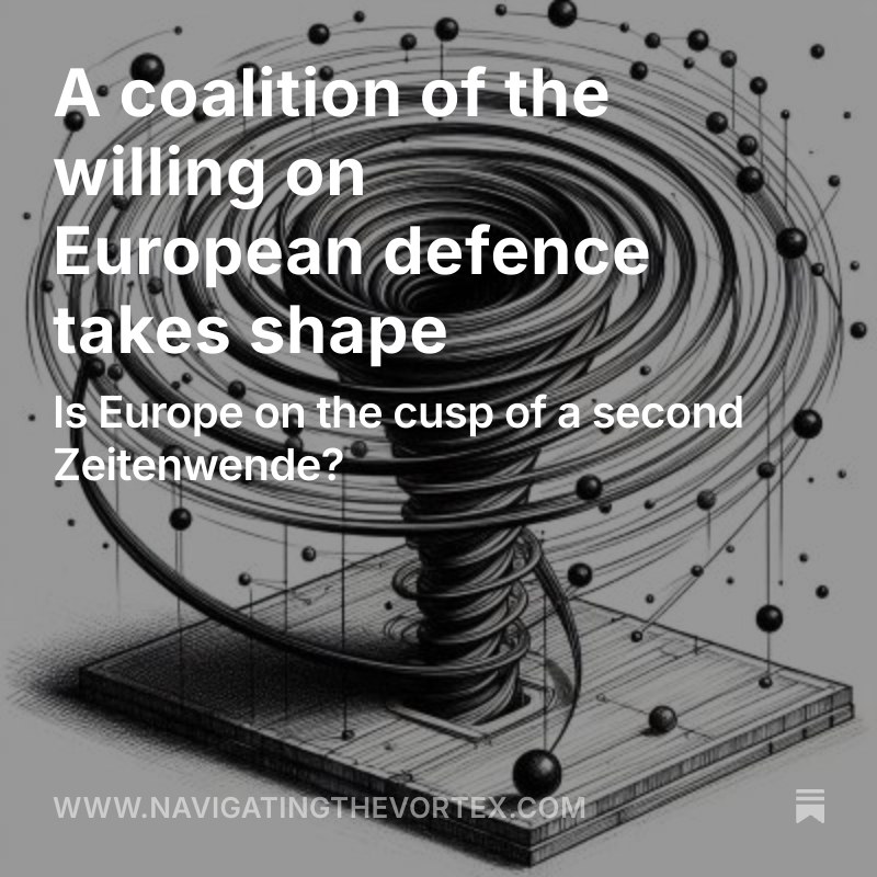 Stefan Wolff (@stefwolff) on Twitter photo Trump's manoeuvring does not only affect Ukraine, it has also had a profound, reinvigorating impact on the rest of Europe: bit.ly/4bD6cr7 via <a href="/navvortex/">Navigating the Vortex</a>
#Europe #NATO #Trump #Ukraine #UkraineRussiaWar #Russia Trump's manoeuvring does not only affect Ukraine, it has also had a profound, reinvigorating impact on the rest of Europe: bit.ly/4bD6cr7 via <a href="/navvortex/">Navigating the Vortex</a>
#Europe #NATO #Trump #Ukraine #UkraineRussiaWar #Russia