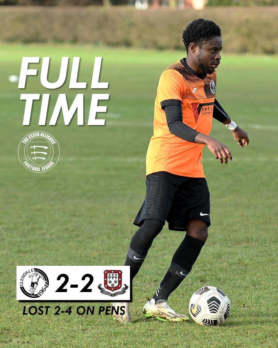 Glendale FC (@glendalefc_) on Twitter photo πππ§ππ¦π§ π₯ππ¦π¨ππ§
Top effort from a depleted #Dales to fight back from 2 goals down to level vs the Essex cup finalists, goals from Ahmed & Peter
It was shootout heartache however, going down 4-2. Best of luck to <a href="/barkabbeyans/">Old Barkabbeyans FC</a> for their remaining games
#Dales #Season61 πππ§ππ¦π§ π₯ππ¦π¨ππ§
Top effort from a depleted #Dales to fight back from 2 goals down to level vs the Essex cup finalists, goals from Ahmed & Peter
It was shootout heartache however, going down 4-2. Best of luck to <a href="/barkabbeyans/">Old Barkabbeyans FC</a> for their remaining games
#Dales #Season61