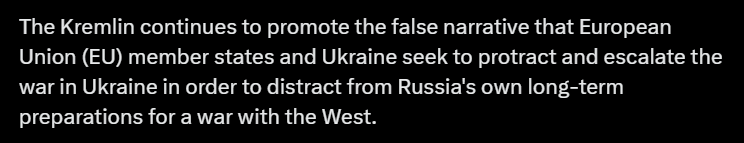 Mientras en Europa algunos sinvergüenzas dicen que la guerra de Ucrania no es nuestra, Rusia se prepara para llevar la guerra a toda Europa.

Nos guste o no, esta guerra sí es nuestra...