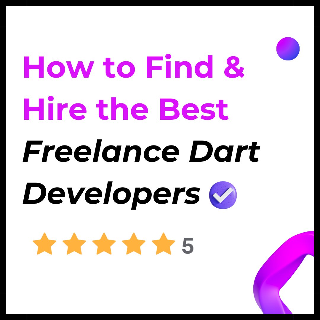 hirefreelancet's tweet image. How to Find &amp;amp; Hire the Best Freelance Dart Developers 

Discover how to find and hire the best freelance Dart developers for your project.

Check Now: linkedin.com/pulse/how-find…

#Hire #FreelanceDartDevelopers #DartDevelopers