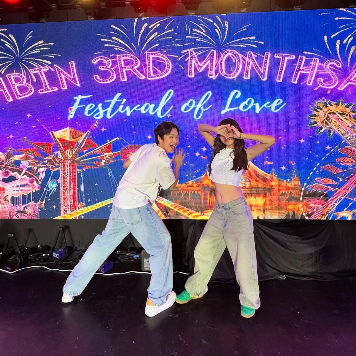 VivaOnePH's tweet photo. HAPPENING NOW: ASHBIN FESTIVAL OF LOVE

L-O-V-E is truly in the air as #AshBin celebrates their 3rd Monthsary here at Viva Cafe! 😍💗

#AshtineOlviga #RabinAngeles #CharlesLaw #AshBinMeetsAgain #AshBinWithCharlesLaw #AshBinTogetherWithChamps #AngMutyaNgSectionE #VivaOne https://t.co/jbuZyQWGbh