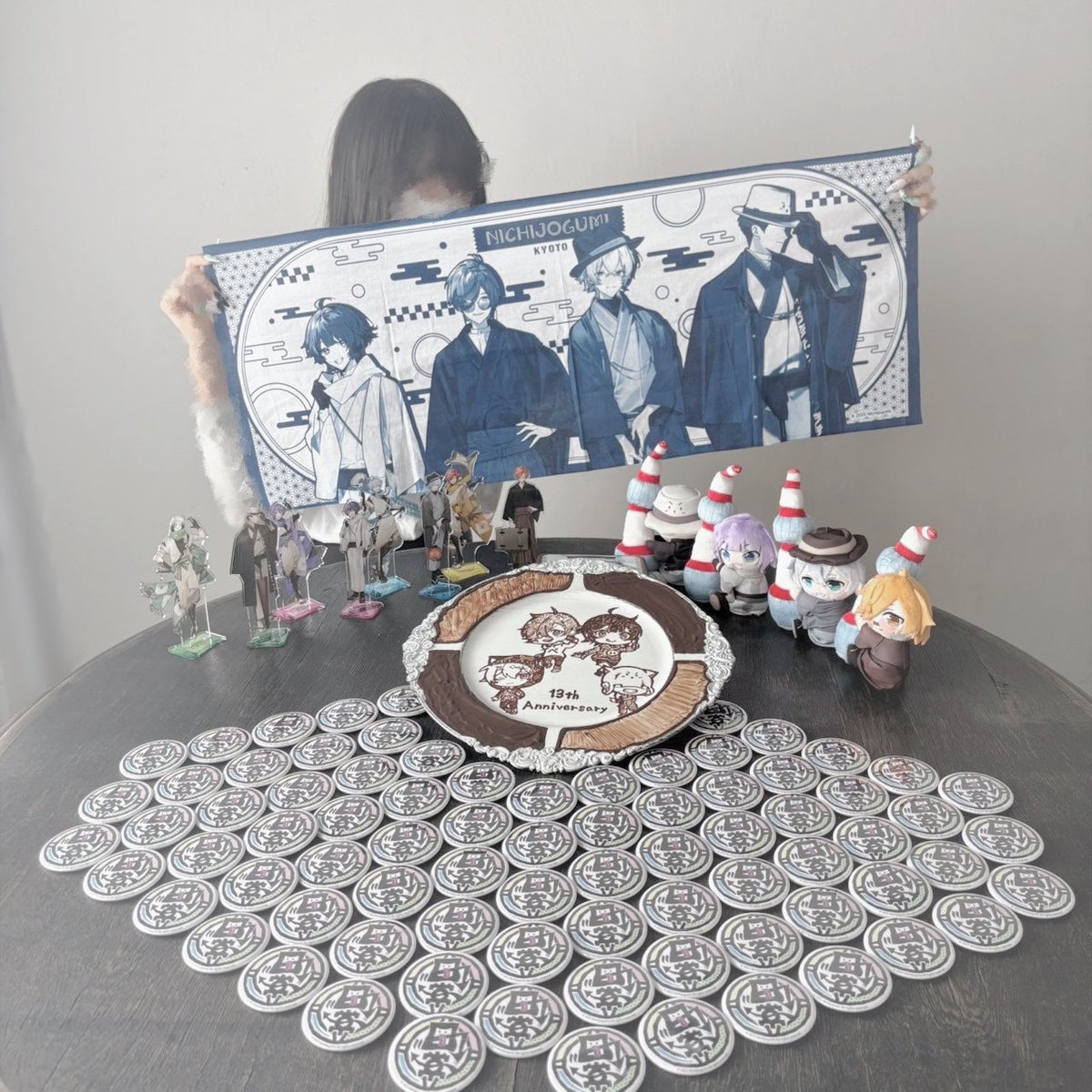 yakiT__05_'s tweet photo. 遅くなりました𐔌՞ᱹ ﹼ ̫ ᱹ՞𐦯
改めまして日常組13周年おめでとうございます🤍𓈒𓏸🎀

これからの活動も楽しみに待っています💝

 #日常組13周年 https://t.co/D6Iei5c6Gf