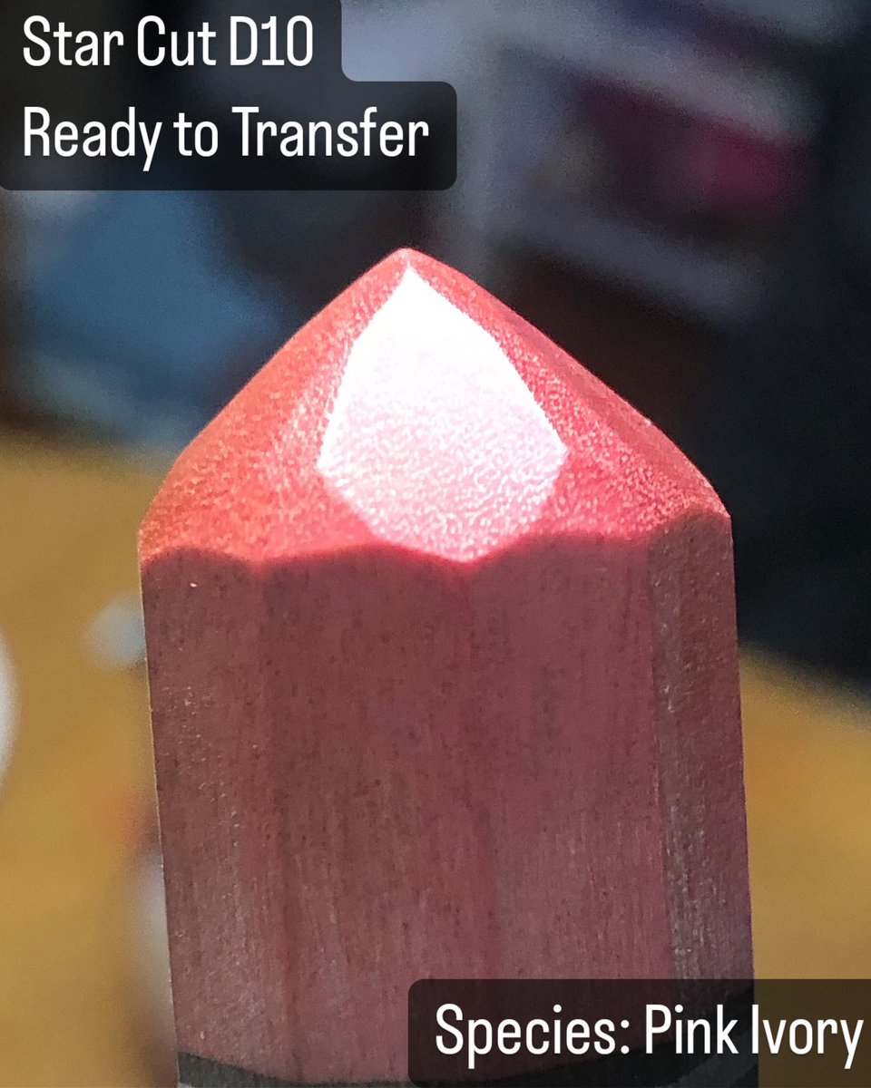 DruidCraft_Wood's tweet photo. Here’s The next in the star cut set! 

What I’m loving about the design for this d10 is that the faces remind me of the #AssassinsCreed logo! 

#dnd #wood #woodwork #jewelry #ttrpg #dicemaking #dicegoblin #diceset #pathfinder #ttrpgcommunity https://t.co/FGhoMKH1Du