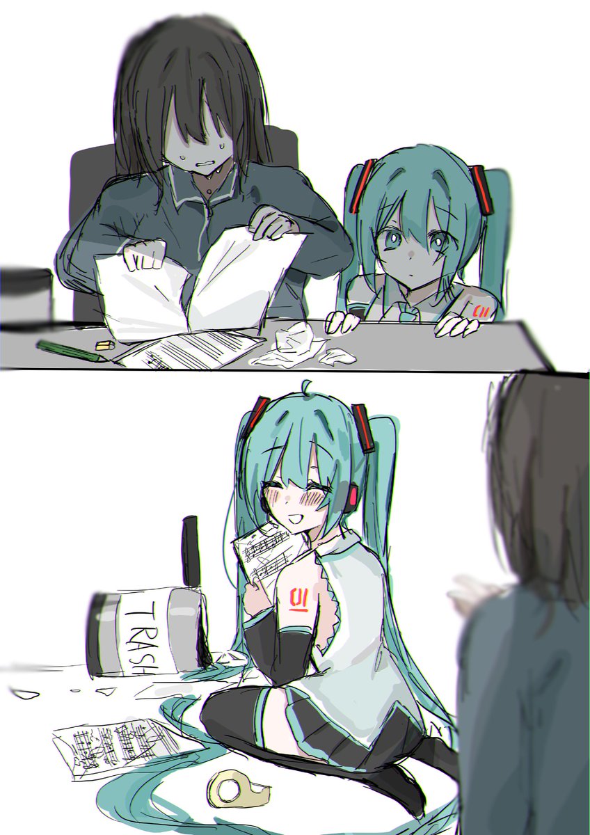 ゴミじゃないですよ
 #ミクの日2025