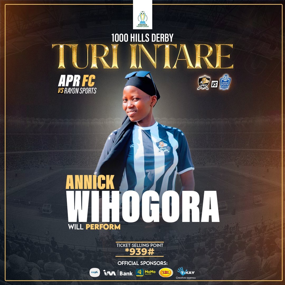 UKWELITIMES's tweet photo. Abahanzi #Yampano na #Bushali bamaze kwamamara mu muziki w'u #Rwanda, na Annick Wihogora uri mu bari kuzamuka, nibo bari bususurutse imbaga y'abari bwitabire umukino wa #Derby y'u Rwanda uhuza @aprfcofficial na @rayon_sports kuri icyi cyumweru 15h00.

✍️ Jean Marie https://t.co/mPYvQGTKGU