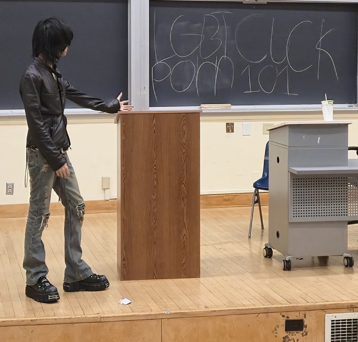 lgbtcuckporn's tweet image. will you be attending class?