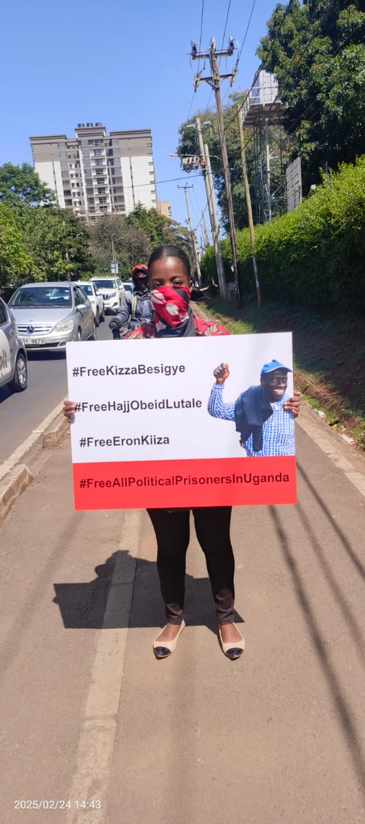 Anamidaudi's tweet photo. Comrade Sophie has been arrested at Jesus winner roysambu she's detained at kasarani police station. 

#OccupyJesusWinner https://t.co/ou913TReM9
