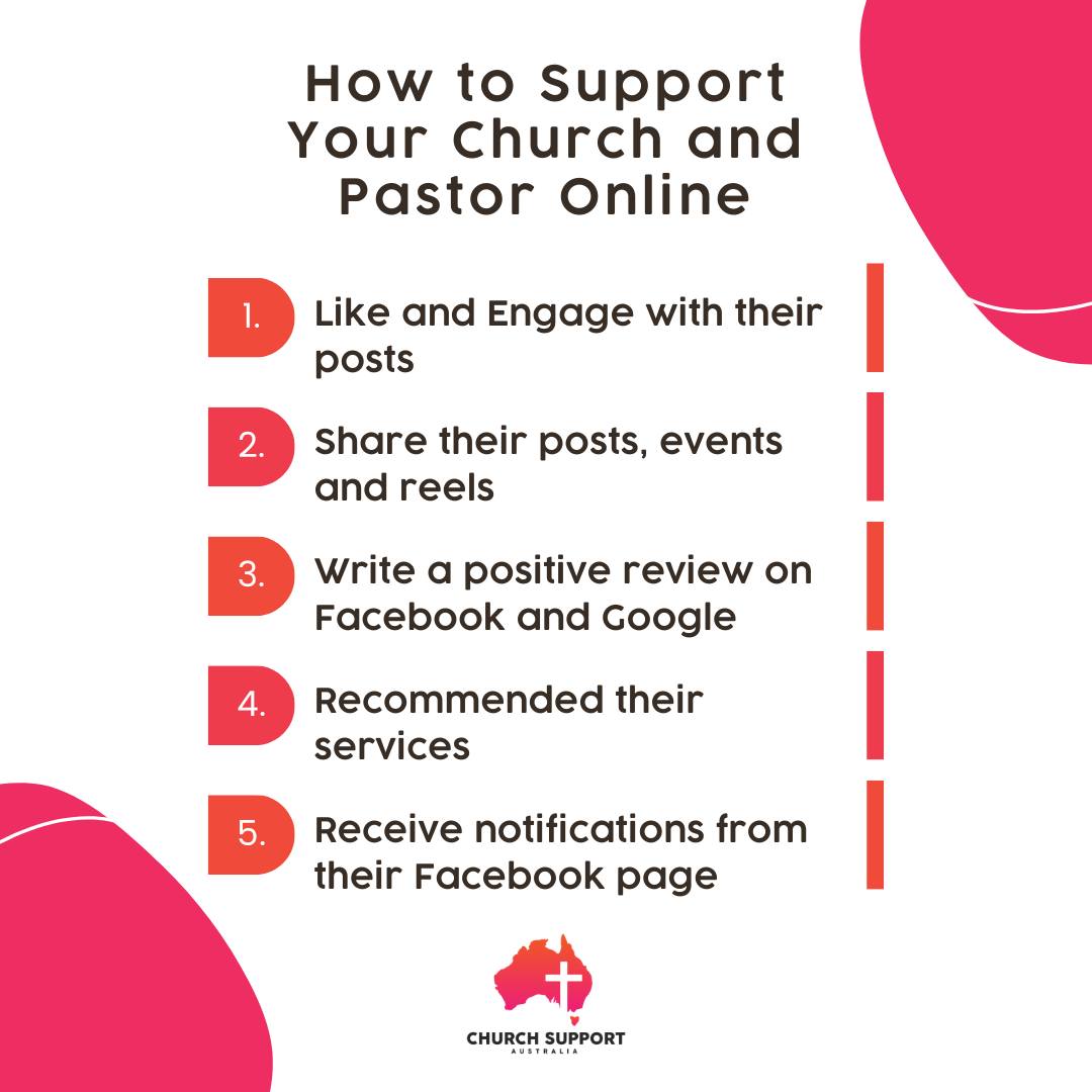 churchsupportau's tweet photo. 📲 5 Ways to Support Your Pastor &amp; Church on Social Media 🙌

💬 Which one can you start doing today? Let’s build each other up! ❤️ #ChurchFamily #SupportYourPastor #FaithCommunity https://t.co/h4OUDRroCn