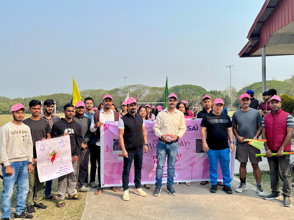 NssTezpur's tweet photo. Commemorating #IWD2025, NSS Cell, Tezpur University organized a cycle rally promoting women's empowerment, fitness &amp; environmental consciousness. Fostering equality &amp; inclusivity across campus

@_NSSIndia @mansukhmandviya @nss_rdguwahati @TezpurUniv @YASMinistry @mybharatgov https://t.co/skCk2f3BPK