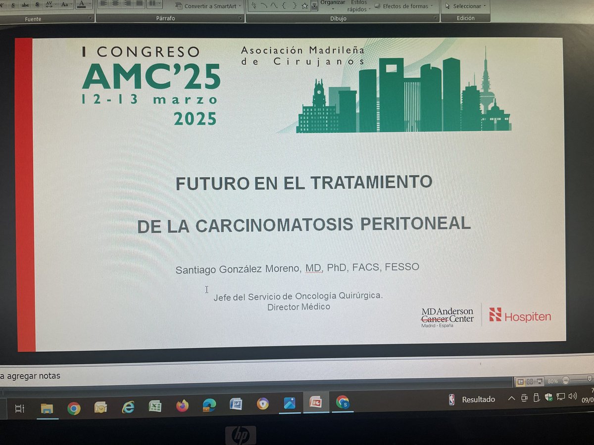 Santiago González-Moreno (@drsglezmoreno) on Twitter photo La próxima semana celebramos el Primer Congreso de <a href="/CirujanosMad/">Asociación Madrileña de Cirugía</a>. Evento inédito, de la cirugía de Madrid. Mi reconocimiento a <a href="/h_guadalajara/">Hector Guadalajara</a> y Comité por la dura labor de romper suelo. Honrado de participar con dos presentaciones que espero generen debate. La próxima semana celebramos el Primer Congreso de <a href="/CirujanosMad/">Asociación Madrileña de Cirugía</a>. Evento inédito, de la cirugía de Madrid. Mi reconocimiento a <a href="/h_guadalajara/">Hector Guadalajara</a> y Comité por la dura labor de romper suelo. Honrado de participar con dos presentaciones que espero generen debate.