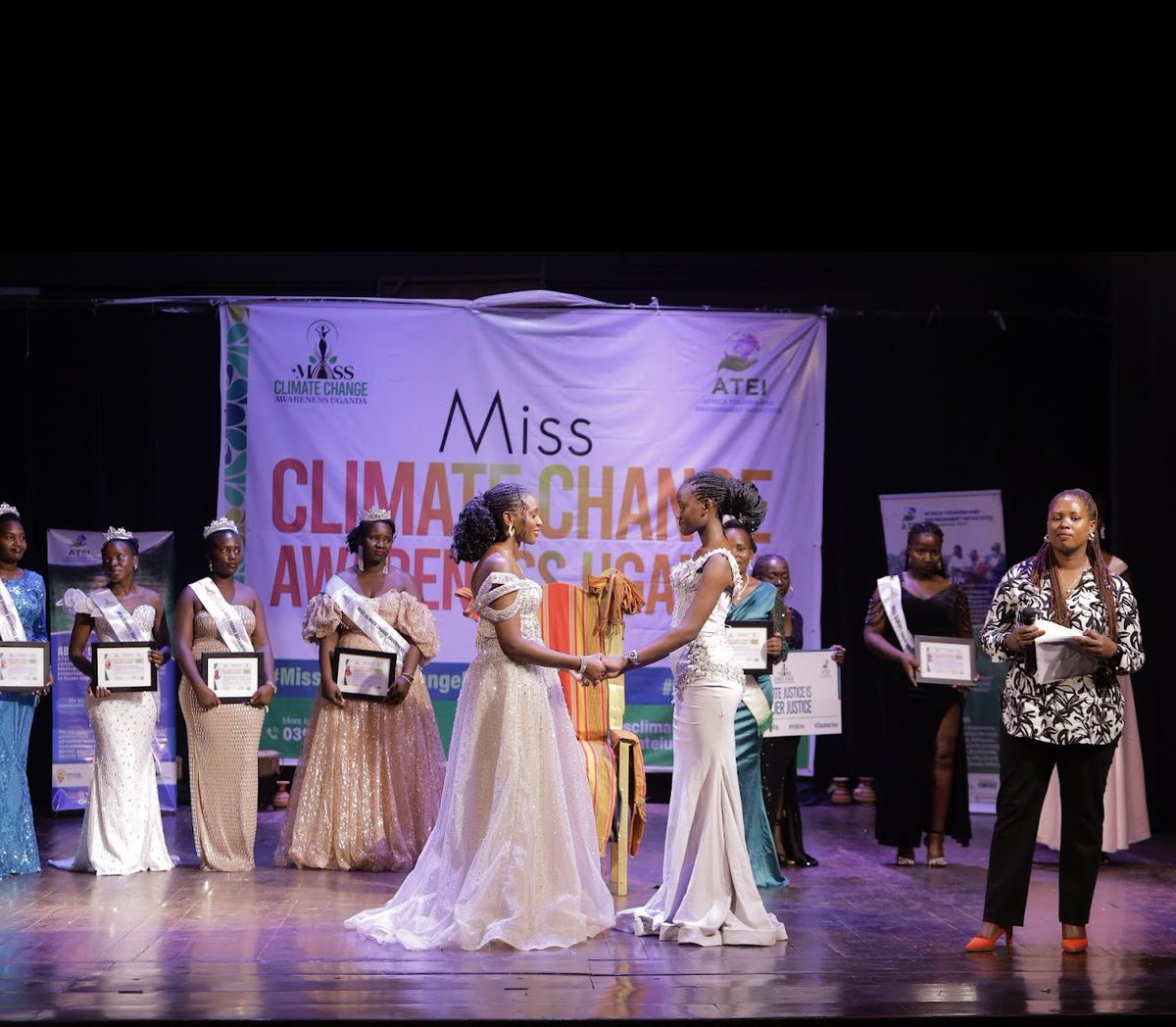 missclimate_ug's tweet photo. What a beautiful Womenβs Day !
Yesterday, we crowned Queen Namirembe Sandra as our Miss Climate Change. Cheers to empowering women and taking action for our planet #Missclimatechangeug #ATEI @ATEIUg @EkkulaAwardsUg @Sandy_rex7 https://t.co/D8nWJdIa2N
