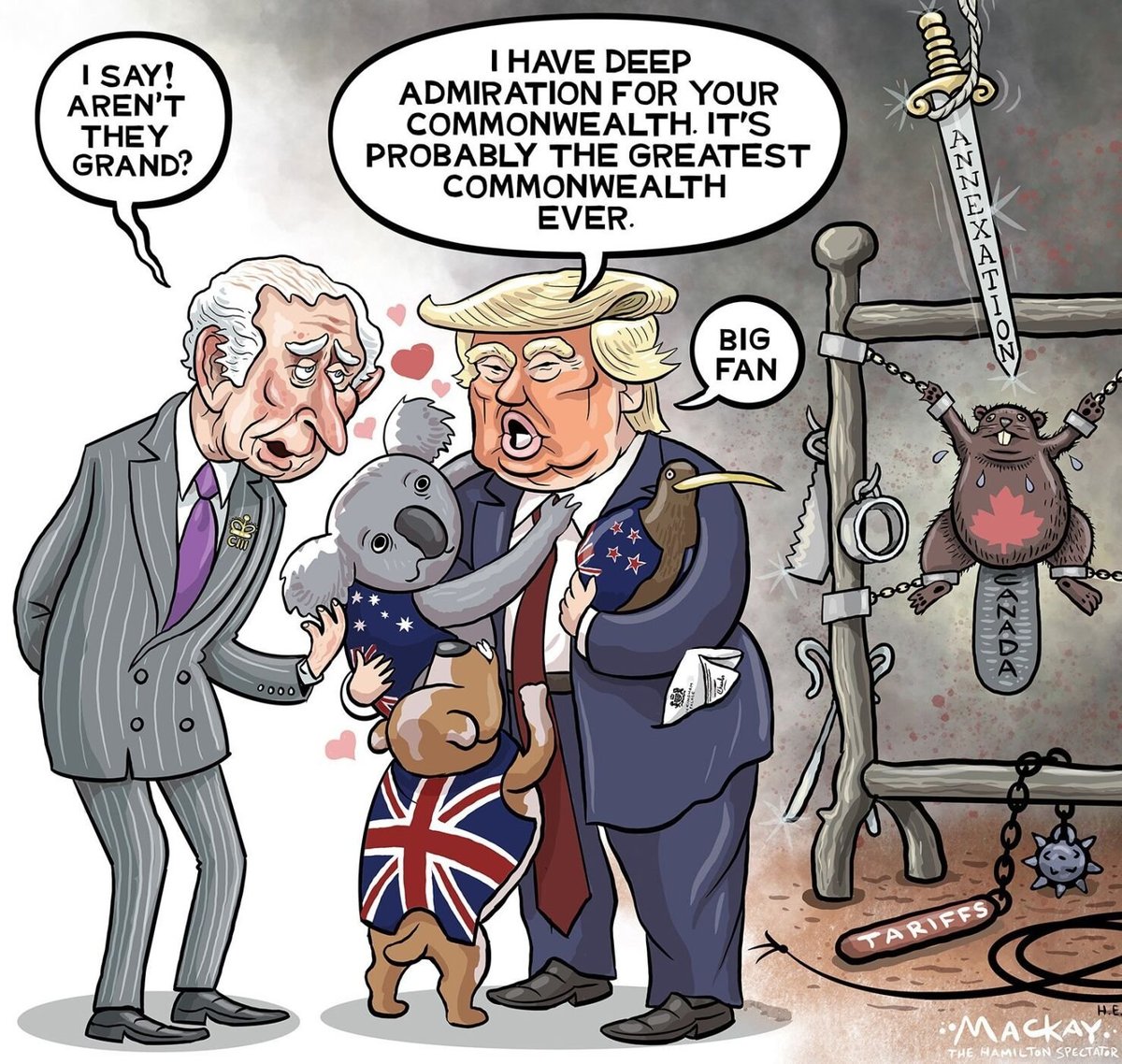 Isn't it time we had a head of state who'll stand up for Canada?

#NotMyKing #AbolishTheMonarchy #cdnpoli #canpoli #Trump #tariffs #CanadaUSTradeWar #Canada