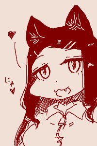 ちかごろのらくがき1
わふわふっ 