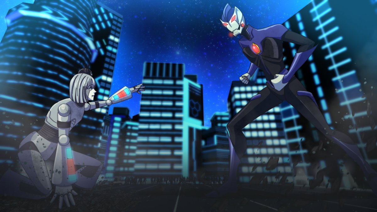 JustDecibelios's tweet photo. Commission done by @Yueart2 

Air-Ground Attack Unit Model 2.0 vs The Invader of the Orión Nebula

(Katsumoto vs Nebular)

#Commission #OC #Mecha #Ultra #Giant #giantboy #Ultraman #ultramanrising #OriginalCharacters #OCvsOC https://t.co/ldOCYx0eQH