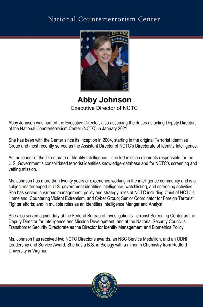 mossadess's tweet image. @NCTC_USA does Abby still meet with the president every morning from 8-9? Can someone tell her I have a very big terrorist to inform her of, and since you had to take down the #threatmatrix cause it kept finding only pedophiles? 
Thanks!