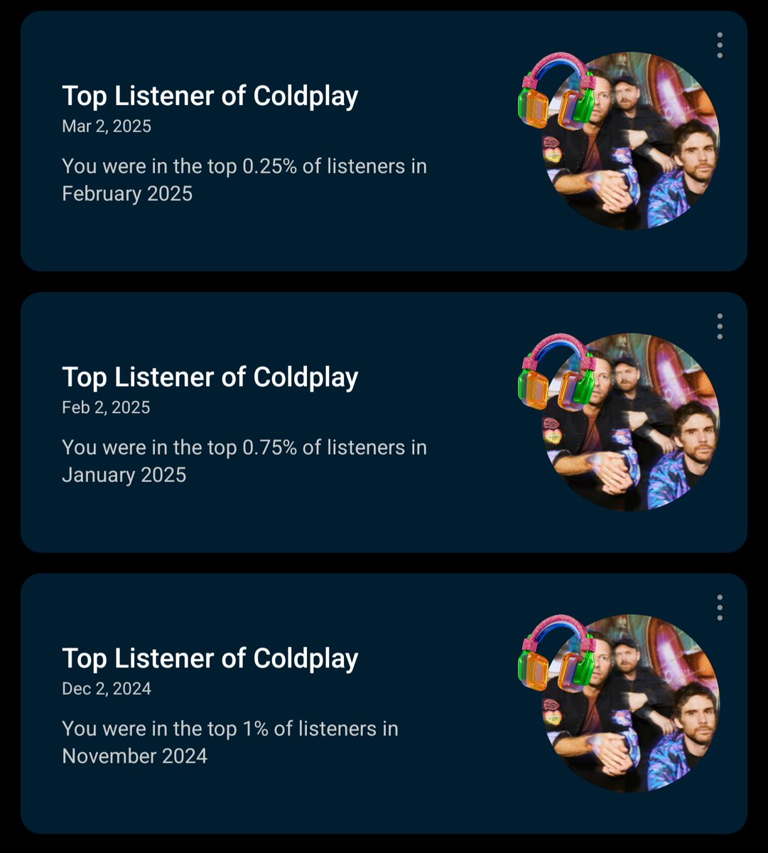 That's 3 months now :3 #coldplay