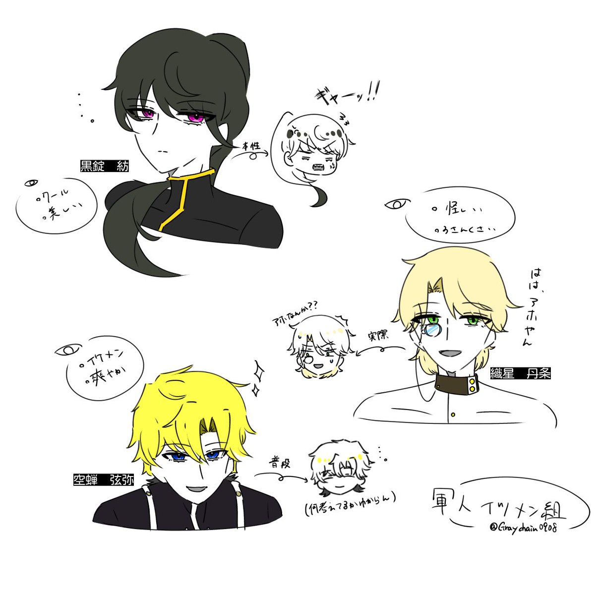 全員男です