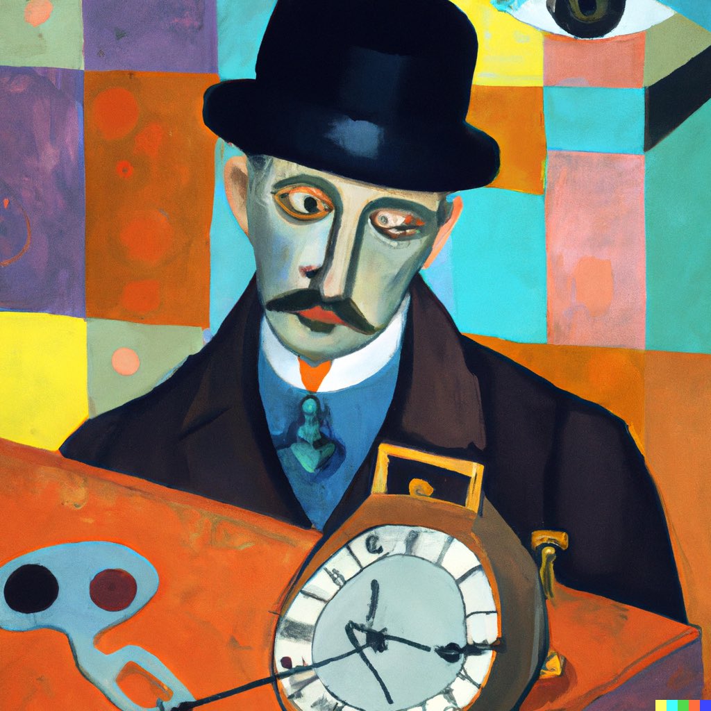 CrossEyedPiano's tweet image. Art at October Gallery
Sat 5 April
4 pianists, 4 passions
Two hours of piano music, accompanied by GenAI art projection and a smattering of poetry.
@note4notebook introduces a special concert which brings together 4 pianist friends playing their favourite music
Read more…