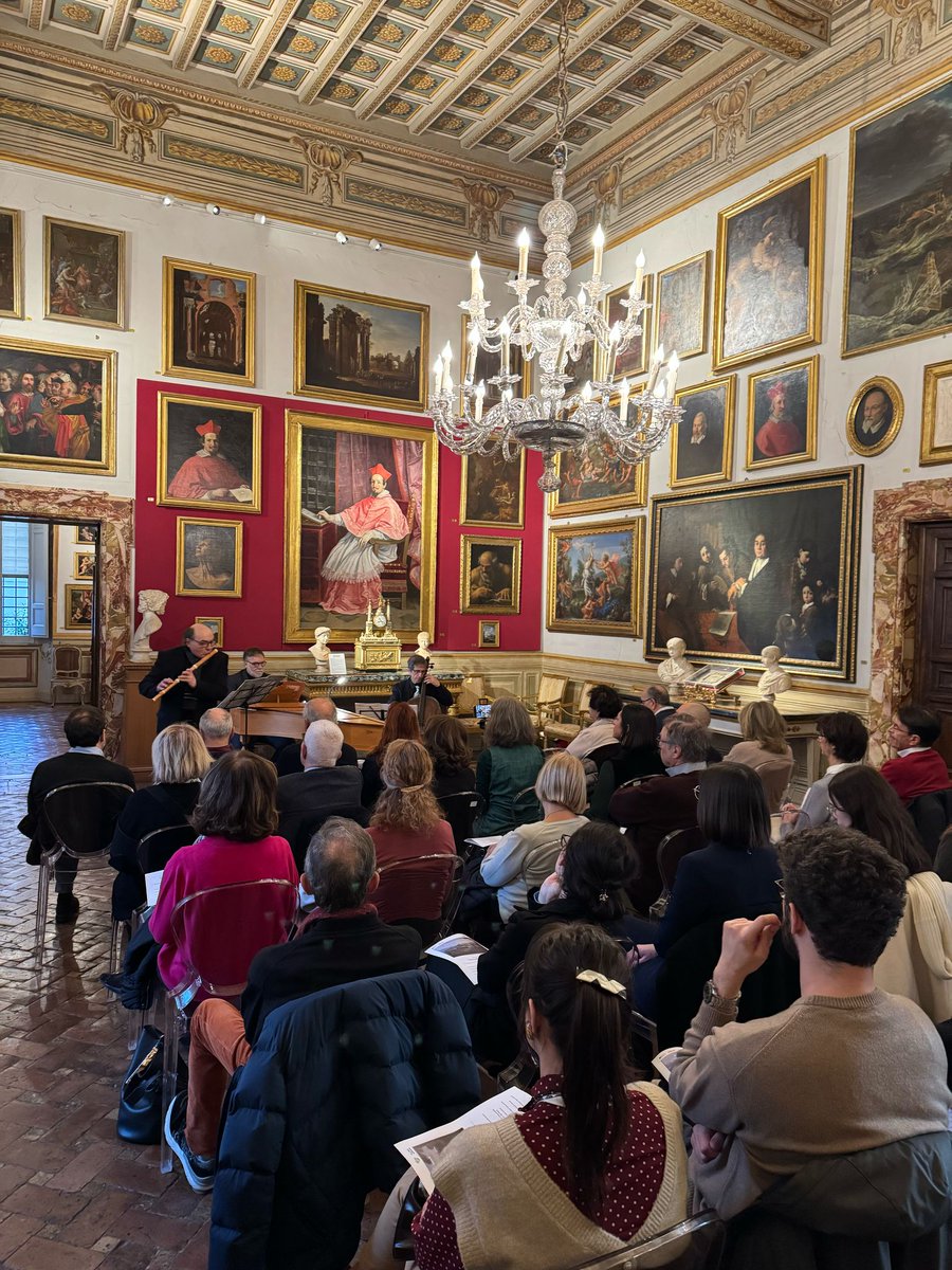 galleriaspada's tweet image. Armonie barocche alla Galleria Spada, un frammento musicale🎶
🎼Afflatus Ensemble Suisse, flauto traversiere, clavicembalo e violoncello, #Corelli