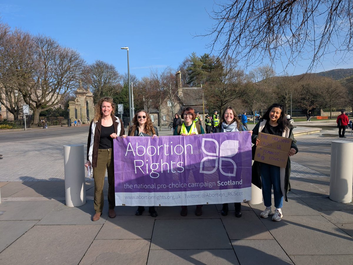 Speaking up for abortion rights - #Edinburgh on #InternationalWomensDay