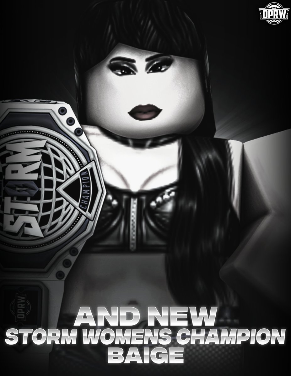 OPRW_ROBLOX's tweet photo. SCREAM HER NAME! 🗣️
#Baige #AndNew #OPRW2025 https://t.co/QBNvBxAnja