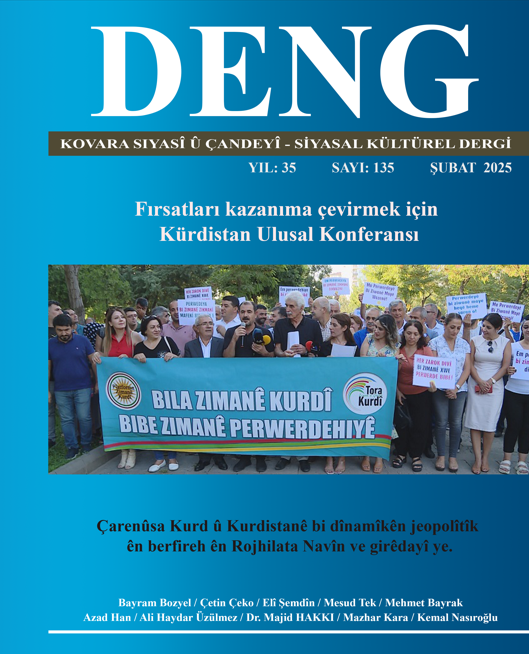 Jimara nû ya Kovara Dengê derket!
Deng Dergisi yeni sayısı çıktı!