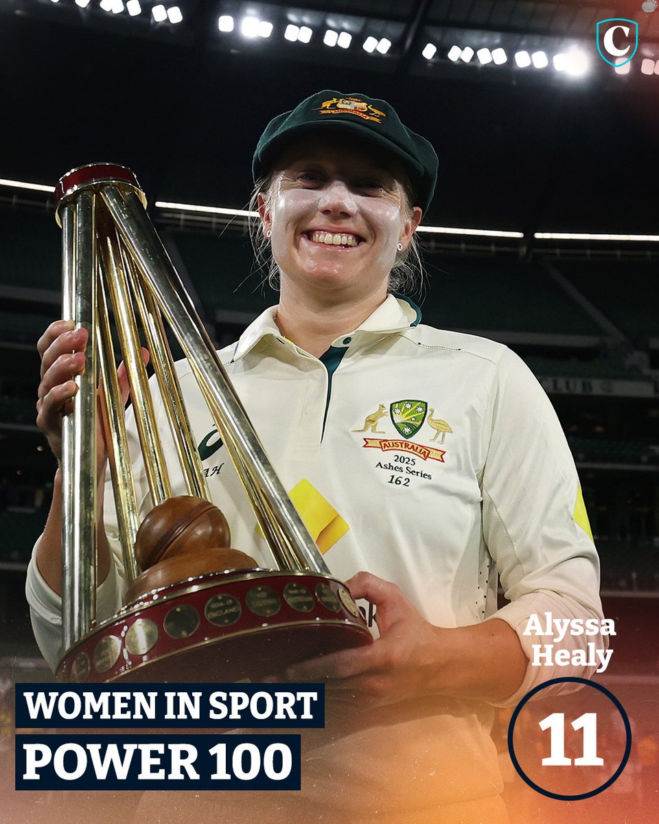 codecricketau's tweet photo. Leading Australia to an Ashes whitewash and her strong media presence has Alyssa Healy firmly entrenched at the top end of the most influential women in the country's sport.  

FULL LIST ➡️ https://t.co/WSPlduTFVx https://t.co/VoFTImZyHI